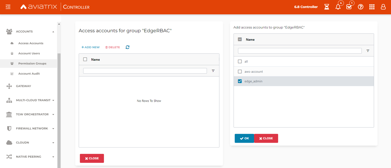 Setting Up Default RBAC Access Account Documentation