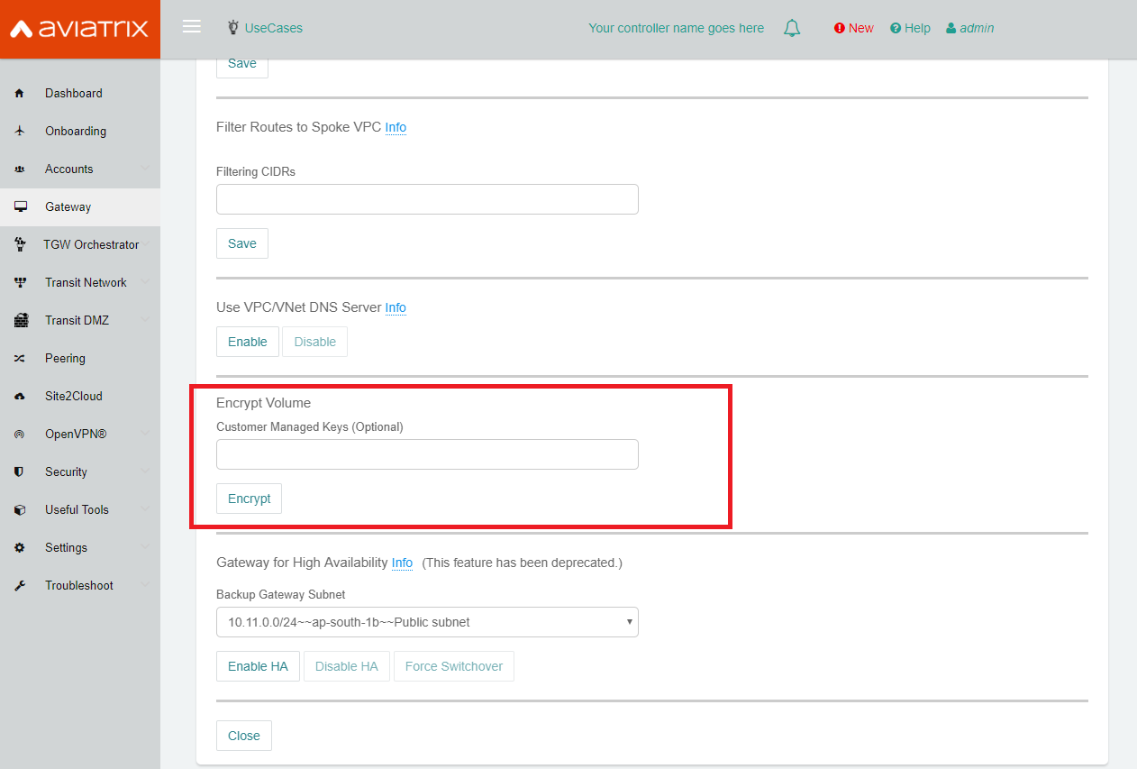 encrypt scrolldowntoencryptvolume