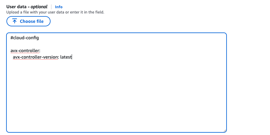 Instance Configuration