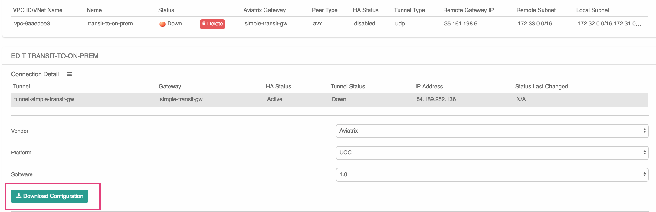 Download S2C Config