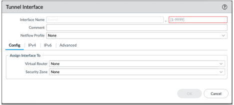 create tunnel interface