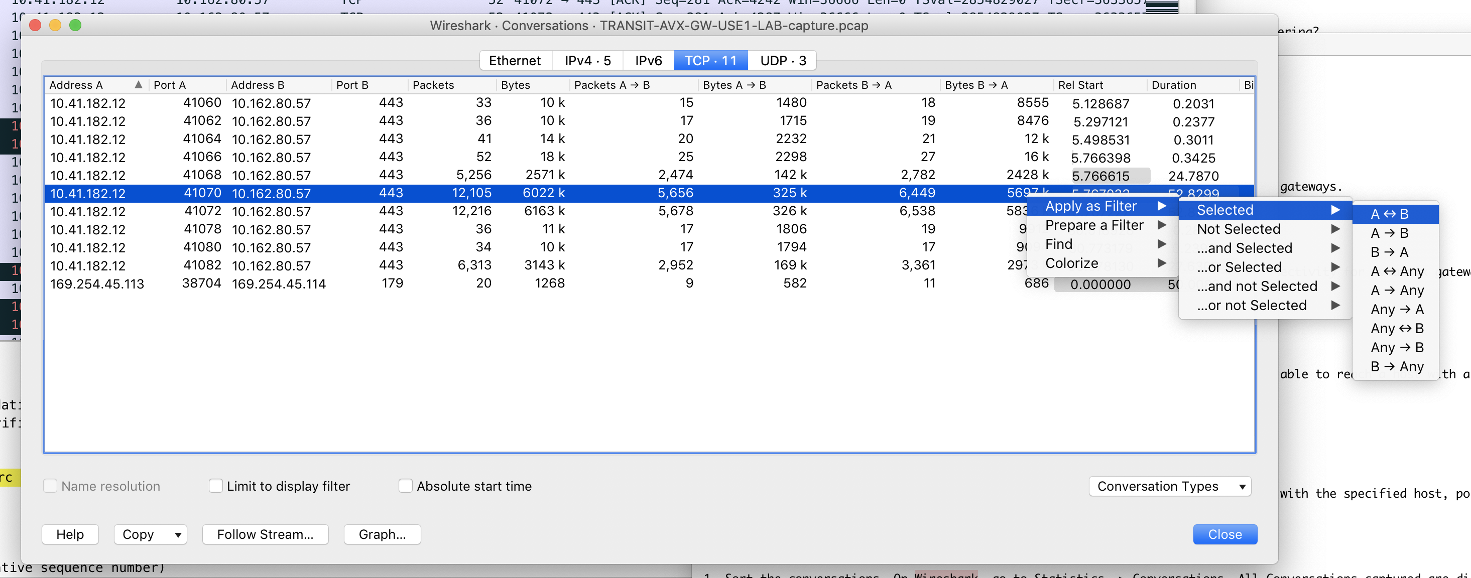 wireshark filter